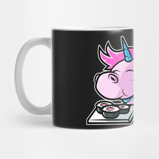 Unicorn Sushi Nigiri Kawaii Neko Anime Japanese design Mug